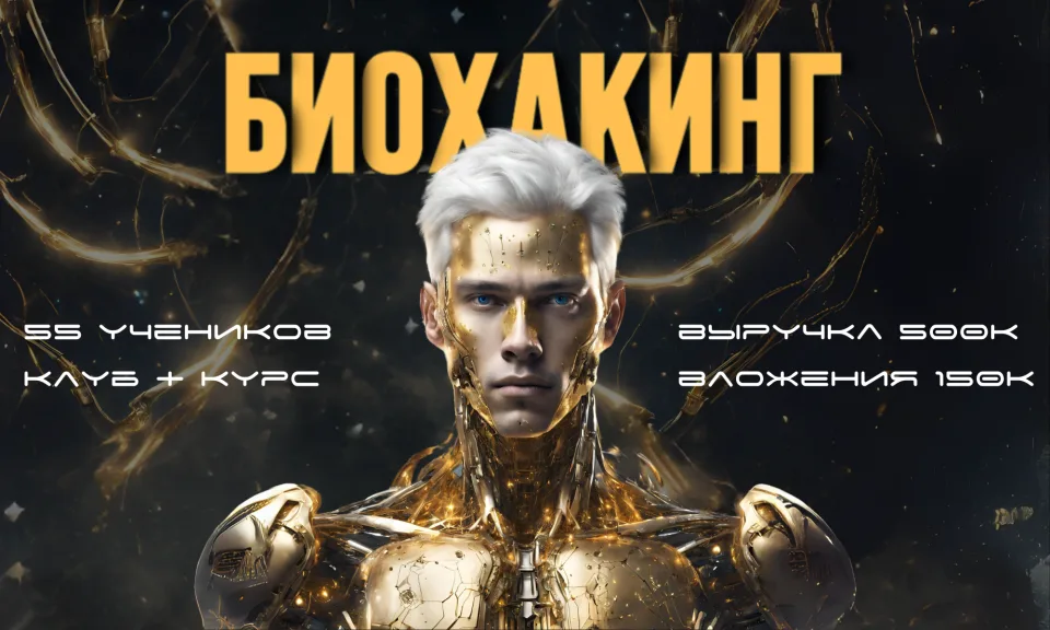 Обложка кейса Биохакинг 800 подписчиков выручка 500к